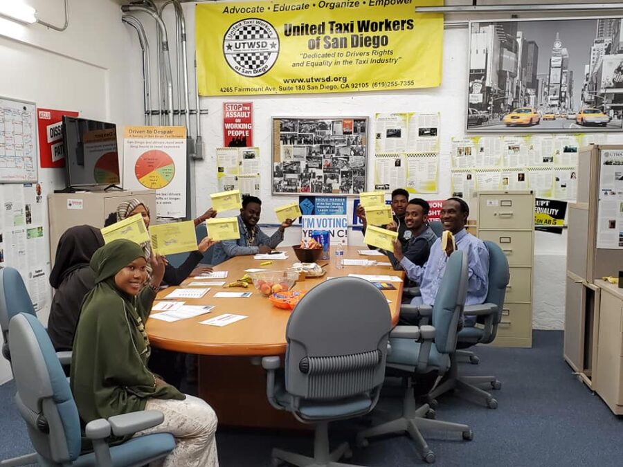 Photo credit: United Taxi Workers of San Diego, UTWSD